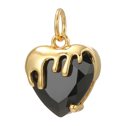 Charm Black Heart
