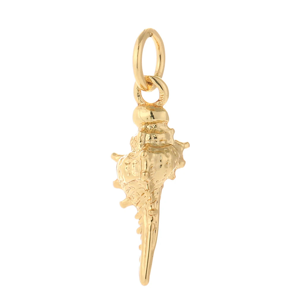 Gilded Shell charm, Charmeez gold charm, Atlantis collection, golden seashell pendant, ocean inspired jewelry, marine treasure charm, luxury nature design, elegant coastal accessory, DIY jewelry supplies, custom charm for necklaces bracelets earrings, timeless, refined, glamorous