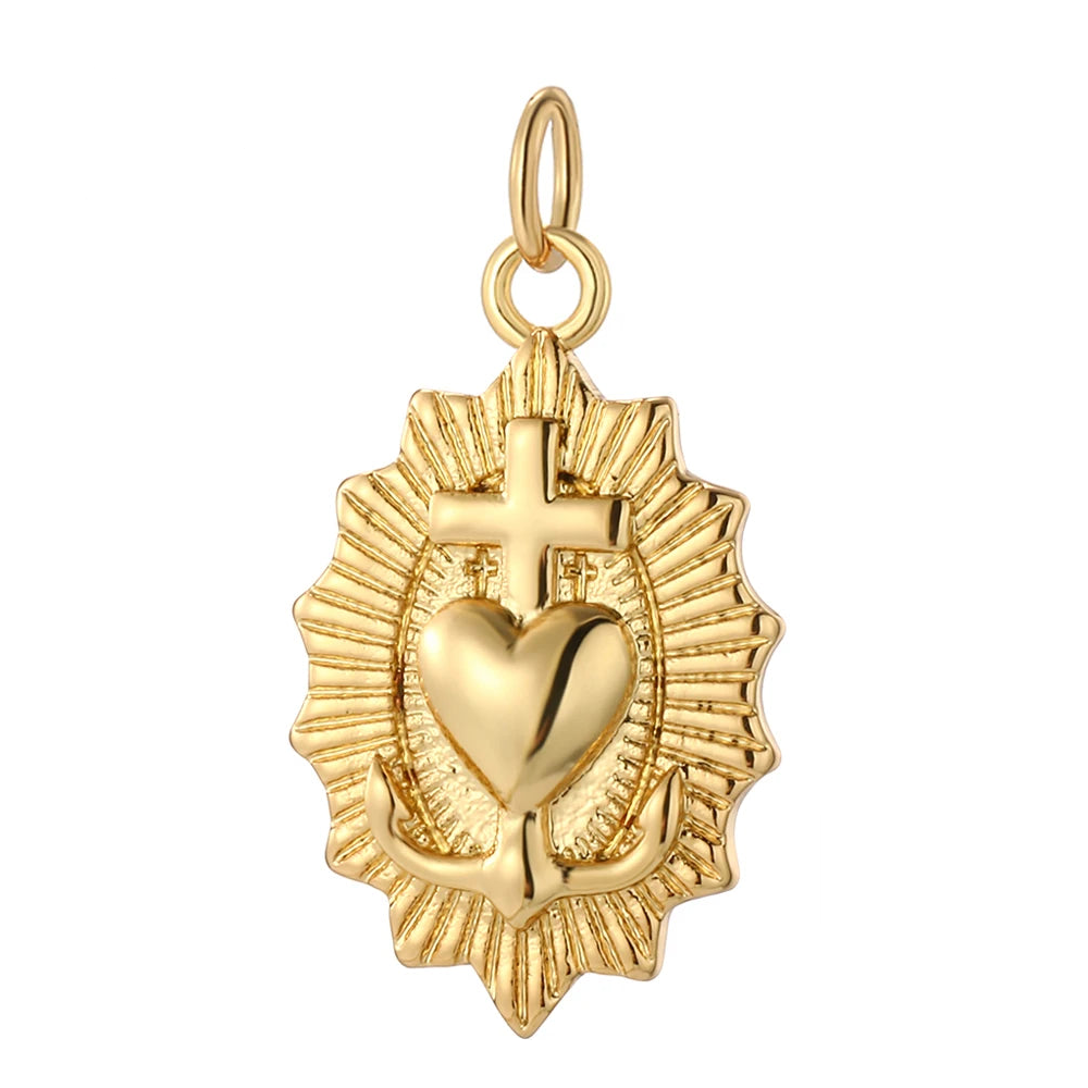 Royal Relic, Charmeez gold charm, heart cross anchor motifs, DIY jewelry, custom charms, necklaces, bracelets, earrings, regal accessory